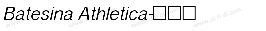 Batesina Athletica字体转换
